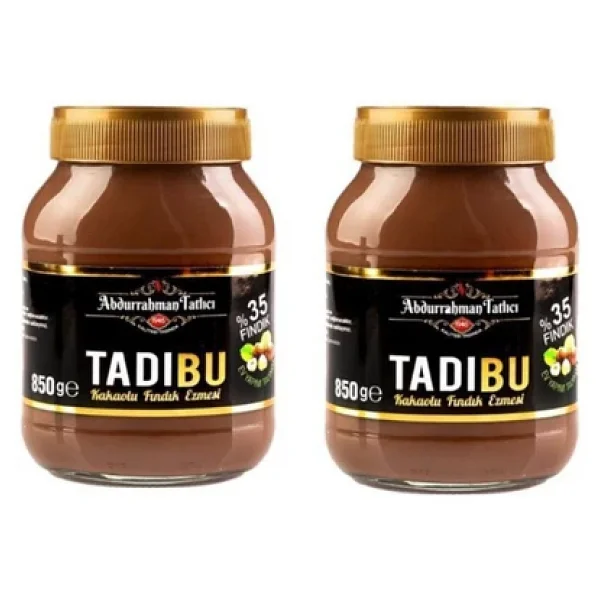 Abdurrahman Tatlıcı Tadıbu Kakaolu Fındık Ezmesi 850 Gr 2'li - Görsel 3