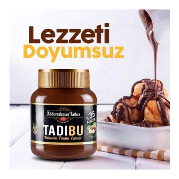 Abdurrahman Tatlıcı Tadıbu Kakaolu Fındık Ezmesi 850 Gr 2'li - Görsel 4