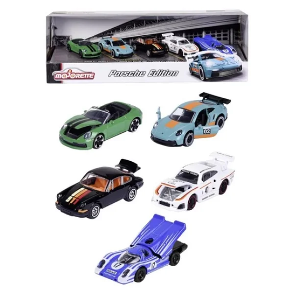 Majorette Porsche 5'li Araba Seti 212053172 - Görsel 2