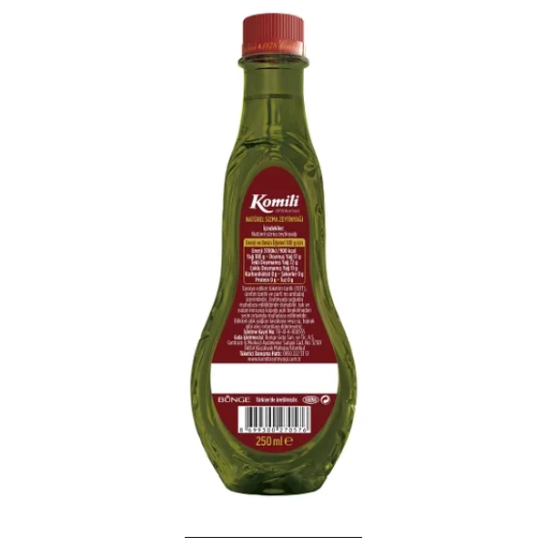 Komili Lezzetlik Meyvemsi Natürel Sızma Zeytinyağı 250 Ml - Görsel 7