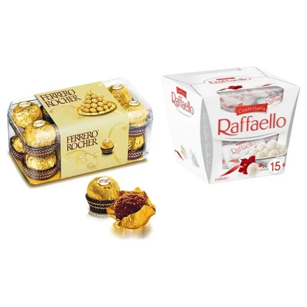 Ferrero Rocher Fındıklı Çikolata 200 Gr + Raffaello 150 Gr - Görsel 3
