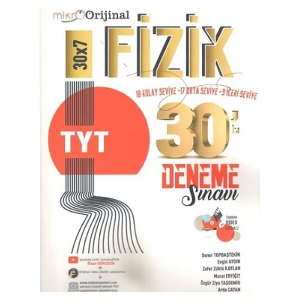 Orijinal Yayınları Tyt Fizik Mikro 30x7 Deneme Sınavı - Görsel 4