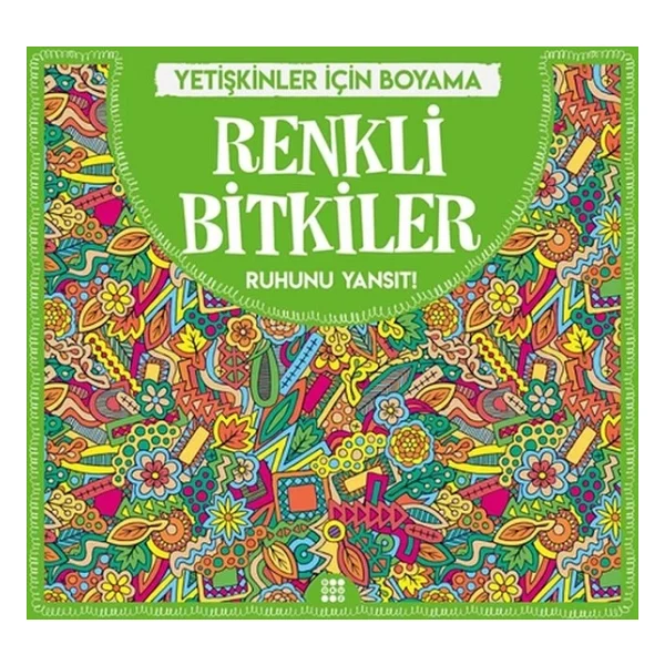 Renkli Bitkiler - Yetişkinler İçin Boyama - Kolektif - Görsel 2