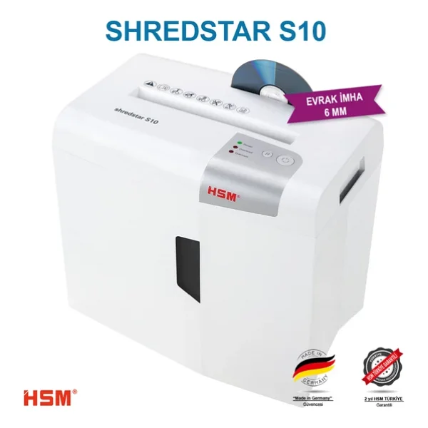 Hsm Shredstar S10 Evrak İmha Makinesi - Görsel 8