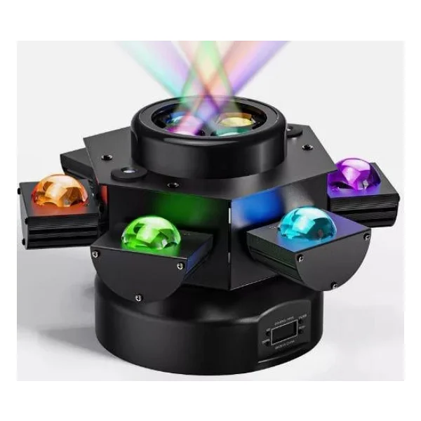 Dj Pro 6 Başlı Bee Eyes 150 Watt LED Strobe Lazer Robot Işık - Görsel 3
