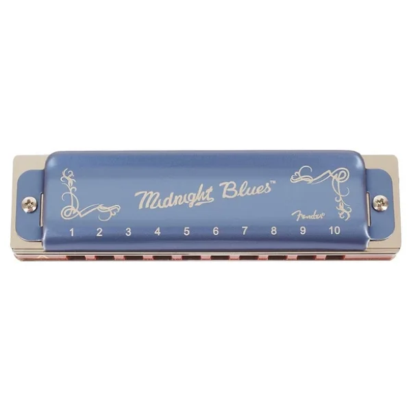 Fender Midnight Blues Fa Majör Mızıka - Görsel 9