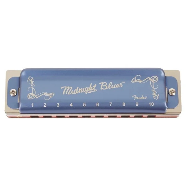 Fender Midnight Blues Fa Majör Mızıka - Görsel 6