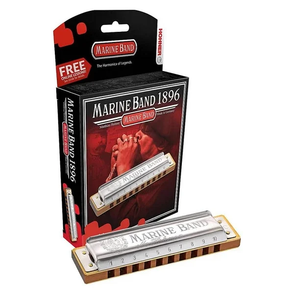 Hohner Marine Band 1896/20 Mızıka La Bemol Majör - Görsel 4