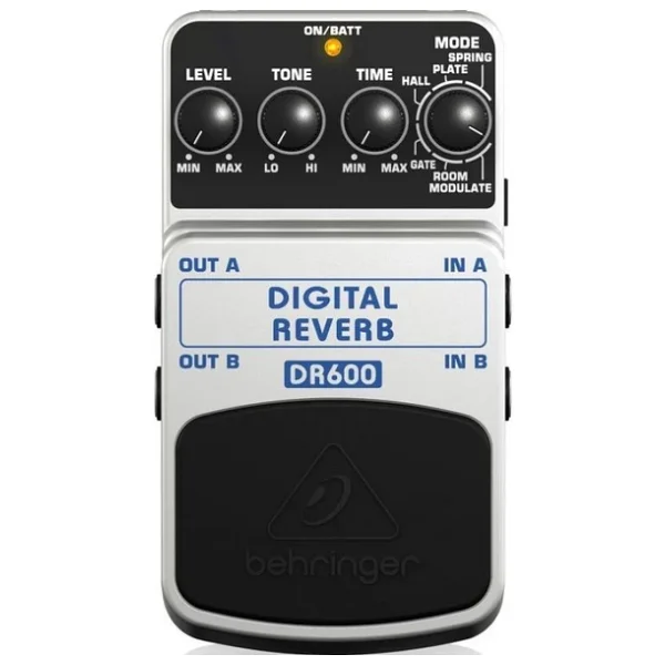 Behringer Dr600 Dijital Reverb Stompbox Pedal - Görsel 6