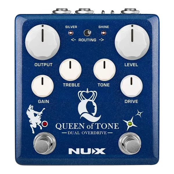 Nux Ndo-6 Queen Of Tone Dual Overdrive Pedalı - Görsel 4