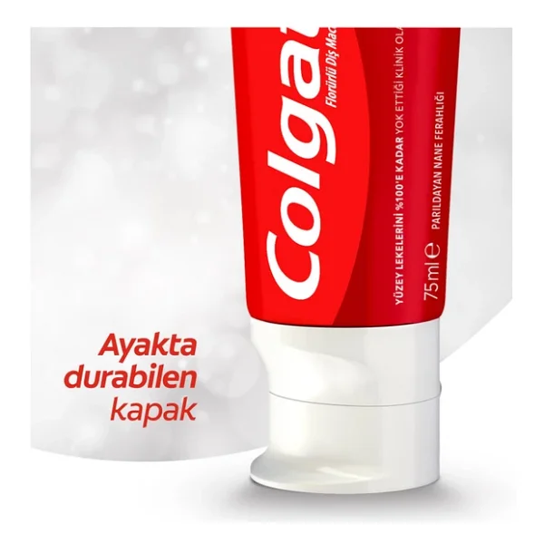 Colgate Optic White Parıldayan Beyazlık 75 ml 4 Adet Florürlü Diş Macunu - Görsel 7