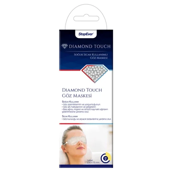 Stopever Diamond Touch Soft Soğuk Sıcak Kullanımlı Göz Maskesi - Görsel 3