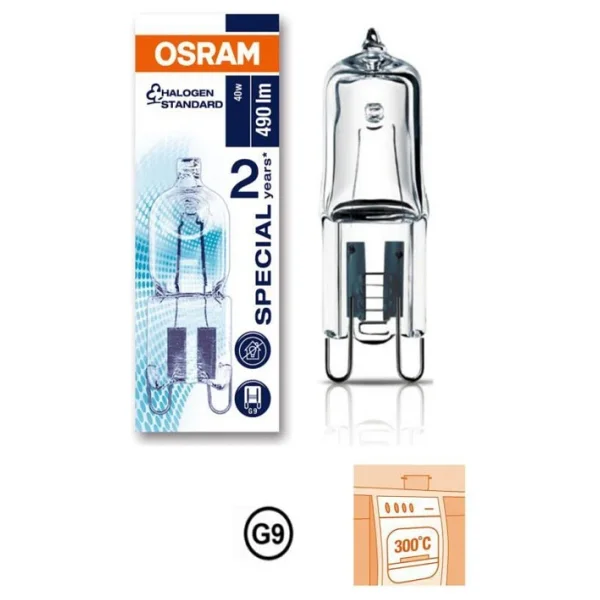 Osram 66740 Halopin Fırın G9 40 W 2700k Ampul - Görsel 4