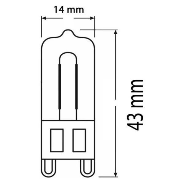 Osram 66740 Halopin Fırın G9 40 W 2700k Ampul - Görsel 5