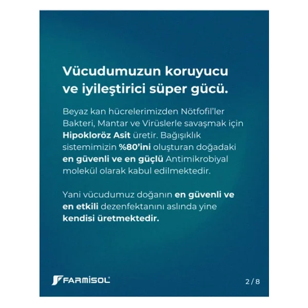 Farmisol Antiviral Hipokloröz Antiseptik 5 Lt El Yüz Ve Cilt Solüsyonu - Görsel 2