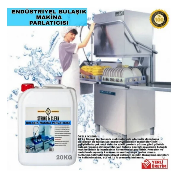 Strong & Clean Bulaşık Makinesi Parlatıcısı 20 Kg - Görsel 4