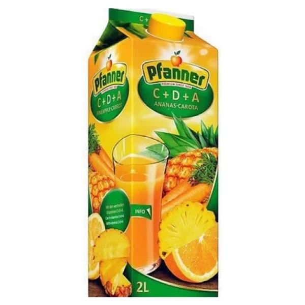 Pfanner C + D + A Vitaminli 2 Lt Meyve Suyu - Görsel 3