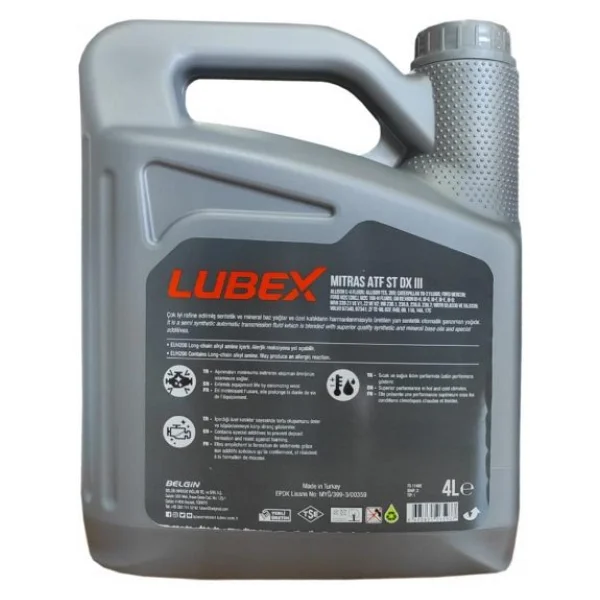 Lubex Mitras Atf St Dexron Iıı 4 Lt Otomatik Şanzıman Yağı - Görsel 7