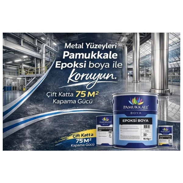 Pamukkale 4200 Epoksi Boya 18 Kg Beyaz - Görsel 3