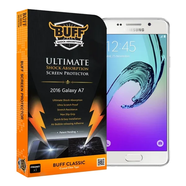 Buff 2016 Galaxy A7 İle Uyumlu Darbe Emici Ekran Koruyucu Film - Görsel 3