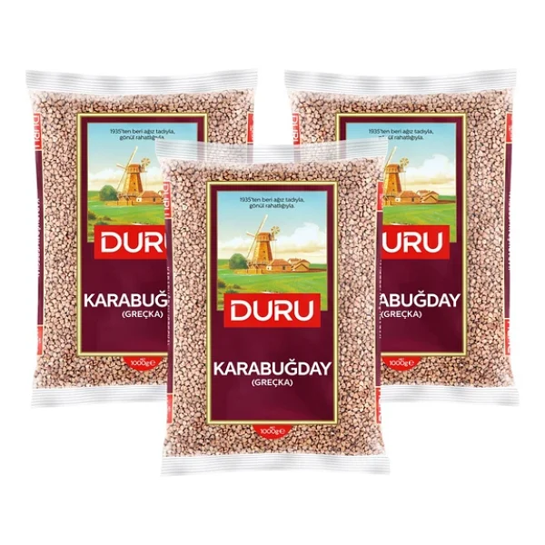 Duru Greçka Karabuğday 1 Kg 3'lü - Görsel 5