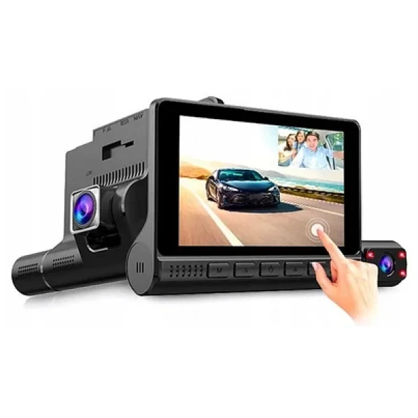 Navigold Ds-513 Full HD 1080p Dokunmatik Araç Içi Dvr Kamera 3 Kameralı - Görsel 6