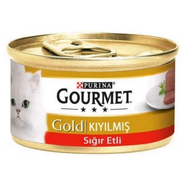 Gourmet Gold Kıyılmış Sığır Etli 85 Gr 6'lı Yetişkin Kedi Konservesi - Görsel 6