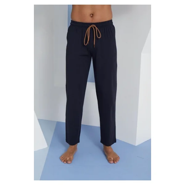 Kly 120 Büyük Beden Erkek Likralı Pamuklu Penye Eşofman/Pantolon/Pijama Altı - Görsel 6