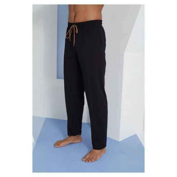 Kly 120 Büyük Beden Erkek Likralı Pamuklu Penye Eşofman/Pantolon/Pijama Altı - Görsel 4