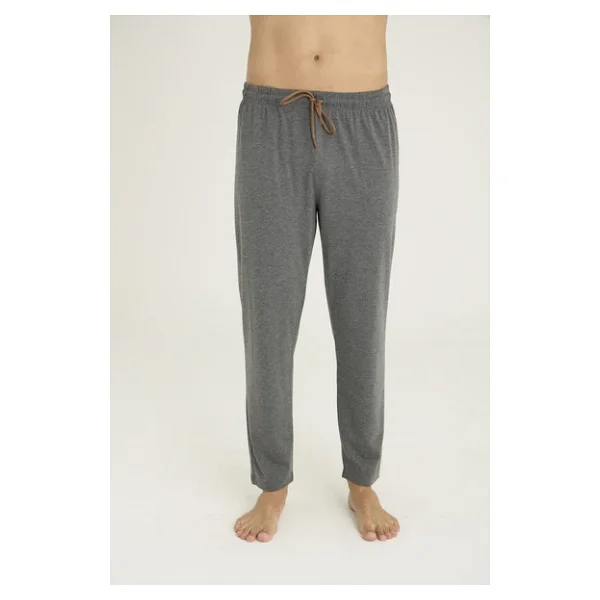 Kly 120 Büyük Beden Erkek Likralı Pamuklu Penye Eşofman/Pantolon/Pijama Altı - Görsel 5
