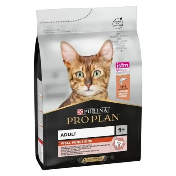 Pro Plan Vital Functions Somonlu 1 Kg Yetişkin Kedi Maması - Açık Paket - Görsel 4
