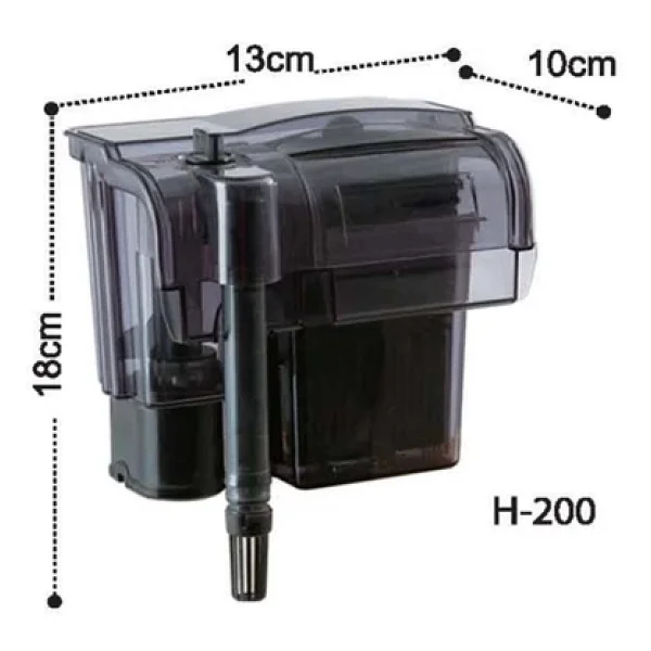 Dophin H-200 250 Lt/H Askılı Filtre - Görsel 9