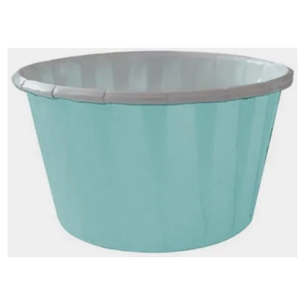 Dolphin Muffin Kağıt Karton Pastel Mavi Cupcake Kek Kalıbı Kapsülü Kabı - 50 Adetlik 5 Paket - Görsel 4