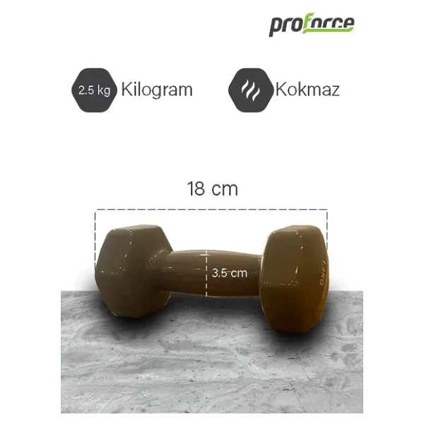 Proforce Vdb 2.5 Kg Döküm Vinly Dambıl - Görsel 2