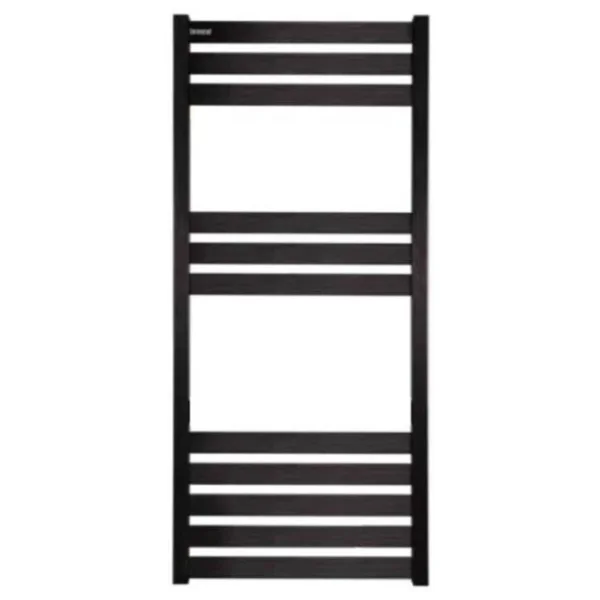 Mat Siyah Alüminyum Havlupan 50x110 Cm Termorad Petsa Slim +2 Adet Radyatör Havlupan Vanası Siyah Mat 1/2' - Görsel 2