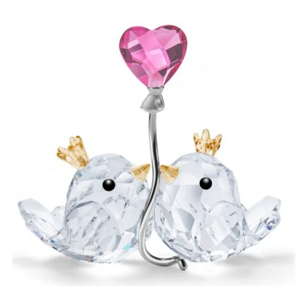 5492226 Swarovski Ev Dekorasyonu Wıth Love:Love Bırds Pınk Heart 5492226 - Görsel 3