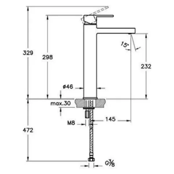Artema Fold S A42677 Yüksek Lavabo Bataryası - Görsel 4