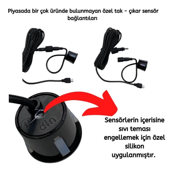 Space Bluetooth'lu Lcd Geri Park Sensörü / Gupr80 - Görsel 4