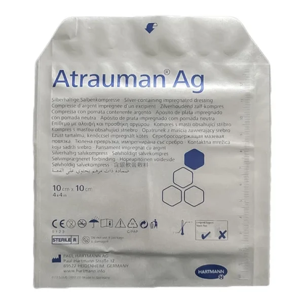 Hartmann Atrauman Ag Gümüşlü Tül Yara Örtüsü 10x10 Cm (1 Adet) - Görsel 3