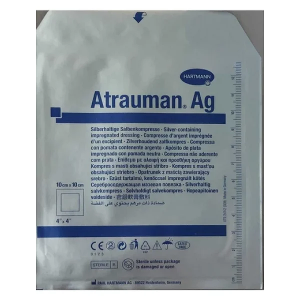 Hartmann Atrauman Ag Gümüşlü Tül Yara Örtüsü 10x10 Cm (1 Adet) - Görsel 4
