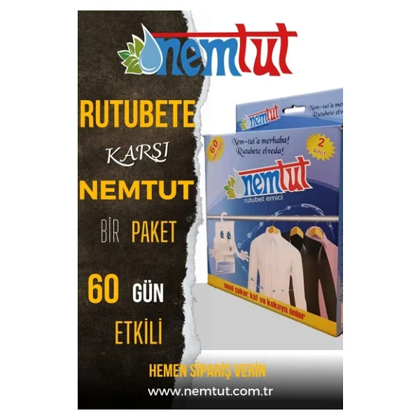 Rutubet Giderici Nem Emici Koku Küf Ve Korozyon Önleyici 1 Kutu 2 Paket 1 Kg - Görsel 4