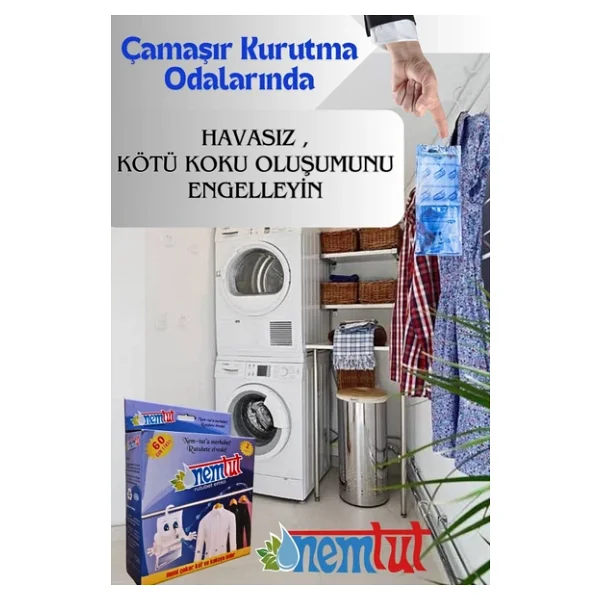 Rutubet Giderici Nem Emici Koku Küf Ve Korozyon Önleyici 1 Kutu 2 Paket 1 Kg - Görsel 7