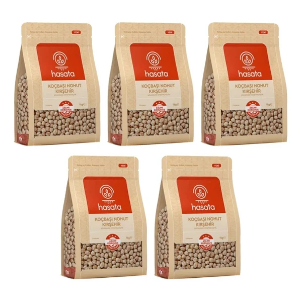 Hasata Koçbaşı Nohut Kırşehir 1 Kg X 5 Adet - Görsel 5