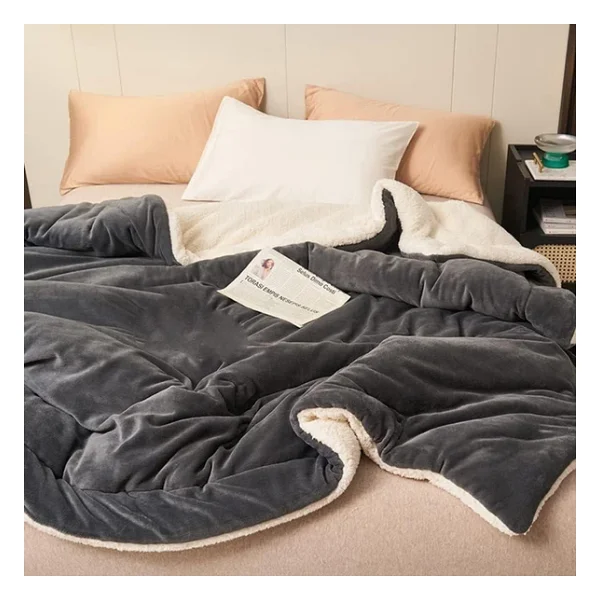 Mulberry Sherpa 220x240 Cm Polar Çift Kişilik Battaniye - Görsel 4