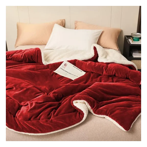 Mulberry Sherpa 220x240 Cm Polar Çift Kişilik Battaniye - Görsel 5
