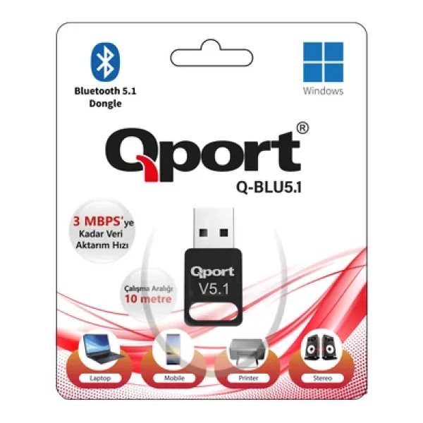 Qport Q-Blu5.1 5.1 Bluetooth Adaptör - Görsel 8