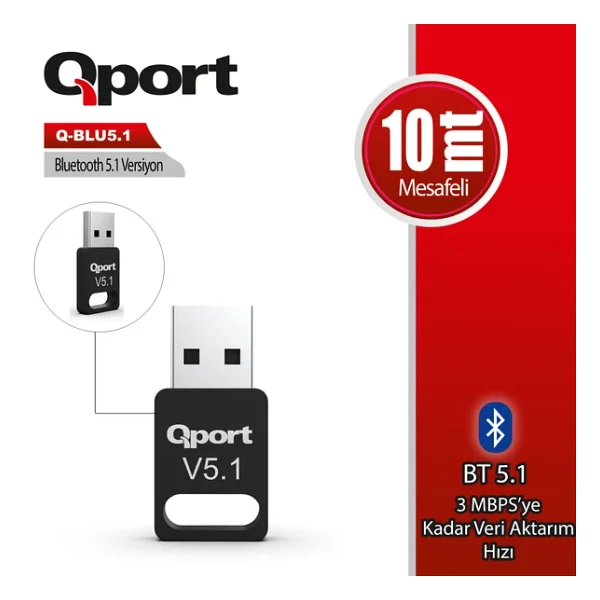 Qport Q-Blu5.1 5.1 Bluetooth Adaptör - Görsel 7