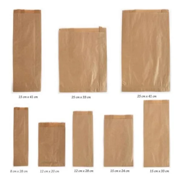 Kraft Baget Dürüm Şemua Kese Kağıdı - 8 X 28 Cm. - 0.5 Kg. - Ortalama 130 Ad - Paket - Görsel 6