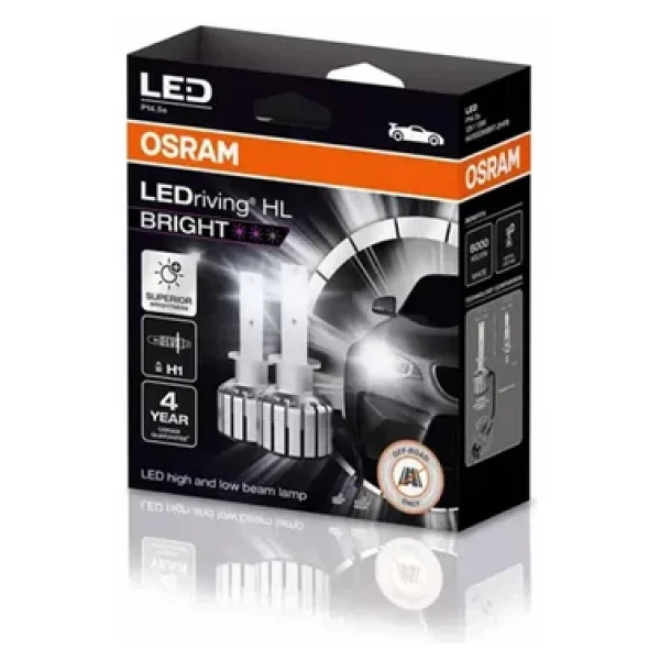 Osram Far Ampulü LED H1 12v 13w Bright Model 64150dwbrt-2hfb - Görsel 3