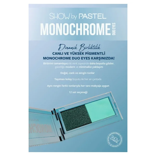 Show By Pastel Monochrome Duo Eyes 22 Mocha Latte Far Paleti - Görsel 6